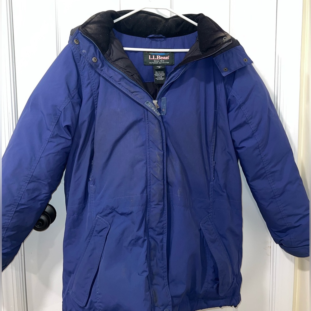 L.L. Bean Blue Parka